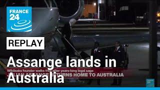 REPLAY WikiLeaks founder Assange lands in Australia a free man • FRANCE 24 English