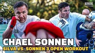 Chael Sonnen Loads Gloves With Rocks For Anderson Silva Open Workout  MMA Fighting
