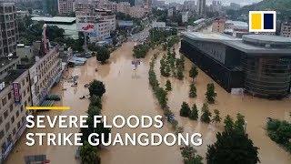 1.2 million people affected by severe flooding in China’s Guangdong province