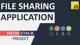 File Sharing Application  MERN Stack  React Node Express MongoDB