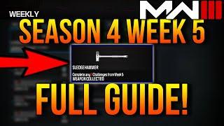 How To Complete ALL SEASON 4 WEEK 5 Challenges MW3 Multiplayer