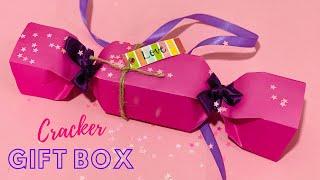 Cracker Gift Box  Easy Gift Wrapping  Candy Box Ideas