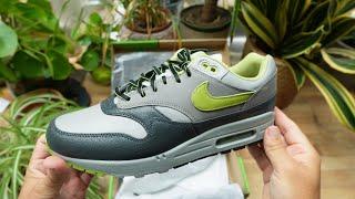 Nike Air Max 1 x HUF Anthracite and Medium Grey Review.