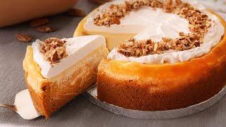 Pumpkin Cheesecake - Super Delicious Pumpkin Cheesecake