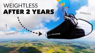 Advance Weightless Paragliding Harness - AFTER 2 YEARS OF USE