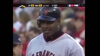 Barry Bonds- Every At Bat in the 2002 World Series