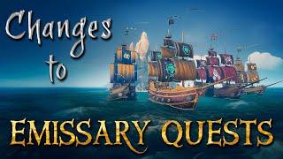 Emissary Quest Changes in Season 11  Sea of Thieves