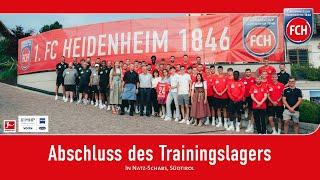 Abschluss des Trainingslagers in Natz-Schabs