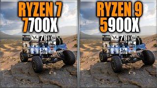 7700X vs 5900X Benchmarks  15 Tests - Tested 15 Games and Applications