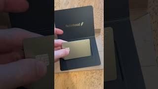 Unboxing Robinhoods Gold Credit Card