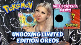 Unboxing Limited Edition Pokémon Oreos 500$ Mew Oreo??