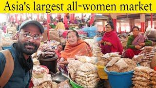 Ima Keithel The Asias largest women-run market  Ima Market Imphal Manipur