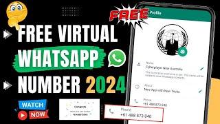 Fake Whatsapp number 2024  fake number se whatsapp kaise chalaye  whatsapp fake id kaise banaye