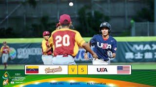 Highlights Venezuela vs. USA - VI WBSC U-12 Baseball World Cup Final