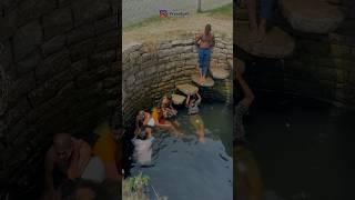 Bavilo swimming ‍️ vellam guys #funny #shorts tirupati #prasad