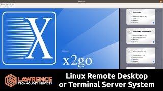 X2GO Linux Remote Desktop & Terminal Server System With Support For Published Applications