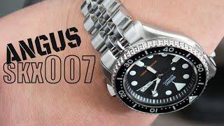 Angus-J Louis JUB 316L Stainless Steel Watch Band for Seiko SKX007