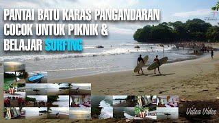 TEMPAT SURFING DI PANTAI BATU KARAS PANGANDARAN HD #VIDEAVIDEO