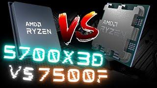 AM4 vs AM5. WIE GUT ist AM4 2024? AMD RYZEN 7 5700X3D vs AMD RYZEN 5 7500F  RGBibelOfficial