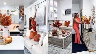 HOME DECORATING IDEAS  COZY FALL LIVINGROOM & KITCHEN TRANSFORMATION  OMABELLETV