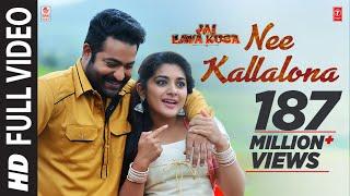 Nee Kallalona Full Video Song  Jai Lava Kusa Songs  Jr NTR Raashi Khanna DSP  Telugu Songs 2017