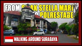 Walking Around North Surabaya Area  Krembangan Barat Neighborhood  Indonesia Street Walk