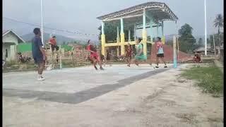 Permainan Uji Coba Sepak Takraw Kec. Lambunu VS Kec Mepanga