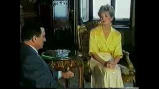 Princess Diana with Hosni Mubarak