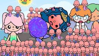 ‍️Mermaid Giving Birth to 100 Babies Toca Boca  Toca Life Story