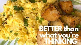 CREAMIEST Scrambled Eggs Ever *ASMR*  Weekend Brunch Recipe