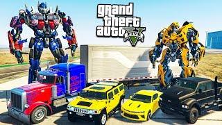 ГТА 5 МОДЫ ТРАНСФОРМЕРЫ ПОСЛЕДНИЙ РЫЦАРЬ ОПТИМУС ПРАЙМ АВТОБОТ ОБЗОР МОДА GTA 5 ИГРЫ ГТА МИР ВИДЕО