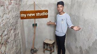 my new studio  my first youtube studio