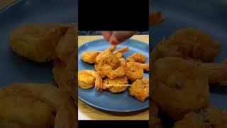 Salted Egg shrimp simple and delicious  #shorts #easyrecipe