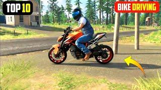 Top 10 bike driving games for android  Best bike simulator game for android 2023