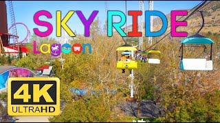 Sky Ride 4K POV South To North - Lagoon Amusement Park