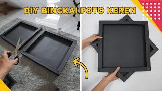 MODAL 2rb BISA BIKIN BINGKAI FOTO TIMBUL 3D - TUTORIAL DIY HOW TO MAKE FRAME PHOTO