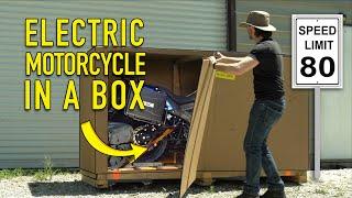 Unboxing & Testing My 80 MPH ELECTRIC Motorcycle CSC RX1E