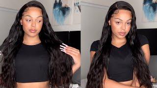 Gorgeous & Affordable Easy HD body wave wig install Ft WestKiss Hair