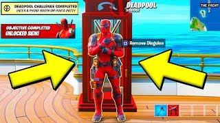 MI FINGO DEADPOOL dello YATCH per TUTTA LA PARTITA  FORTNITE CHALLENGE