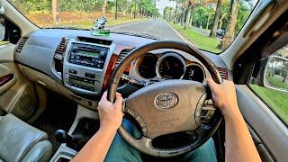 Driving POV Toyota FORTUNER 2.5 G TURBO DIESEL MT 2007  Acceleration & Handling  Test Drive ASMR