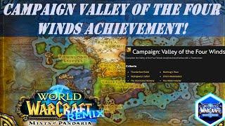 Campaign Valley of the Four Winds Achievement  Remix Mists of Pandaria  Greater Bronze Cache