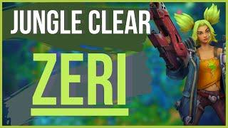 ZERI JUNGLE CLEAR - SEASON 12 Fastest League of legends  best jg clear lol