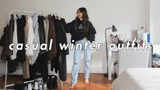 CASUAL WINTER OUTFITS   winter fashion lookbook 2020