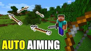 Build an Auto Aiming Bow in Minecraft with Command Blocks
