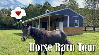 Horse Barn and Run In Shed Hybrid Tour