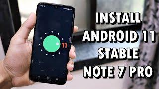 Install Stable Android 11 On Redmi Note 7 Pro