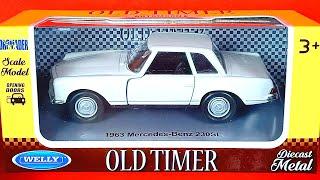 Welly Mercedes-Benz 230SL  Opening new car from Welly Cars  Unboxing new Welly  diecast model car