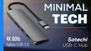 Satechi Slimline All-Metal USB-C 4K 60Hz 5gbps Hub - Review & Speed Test