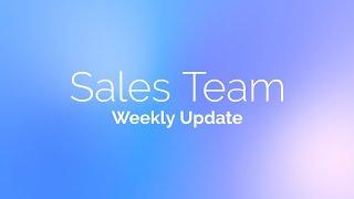 Video template - Sales Team Weekly Update