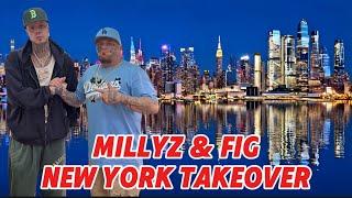 Rapper Millyz & Fig Chilin In New York